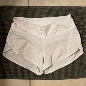 White Lululemon Shorts Size 2